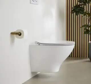  Ifö Spira Modern Vägghängd Toalettstol - Badhuset.se