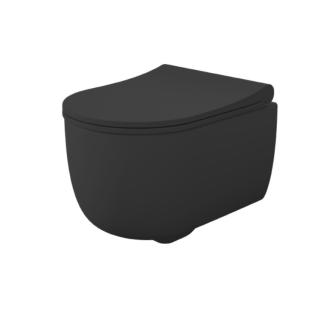  Svedbergs WC Alta Svart, vägghängd - Badhuset.se