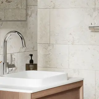 Bricmate Limestone Select White Matt Granitkeramik - Badhuset.se