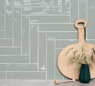  Golvabia Lilly Timotej Kakel Grön Blank - Badhuset.se