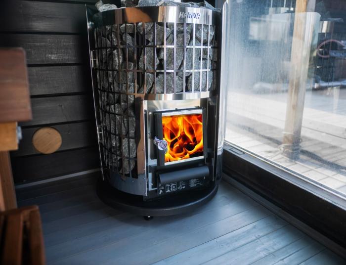 Harvia Legend Rund Golvskyddsplåt - Badhuset.se