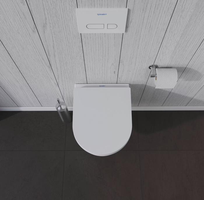  Duravit ME by Starck Vägghängd Toalettstol inkl. Softclose Toalettsits - Badhuset.se