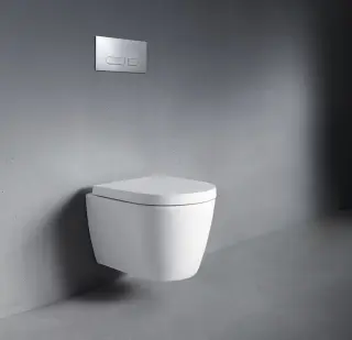  Duravit ME by Starck Vägghängd Toalettstol inkl. Softclose Toalettsits - Badhuset.se