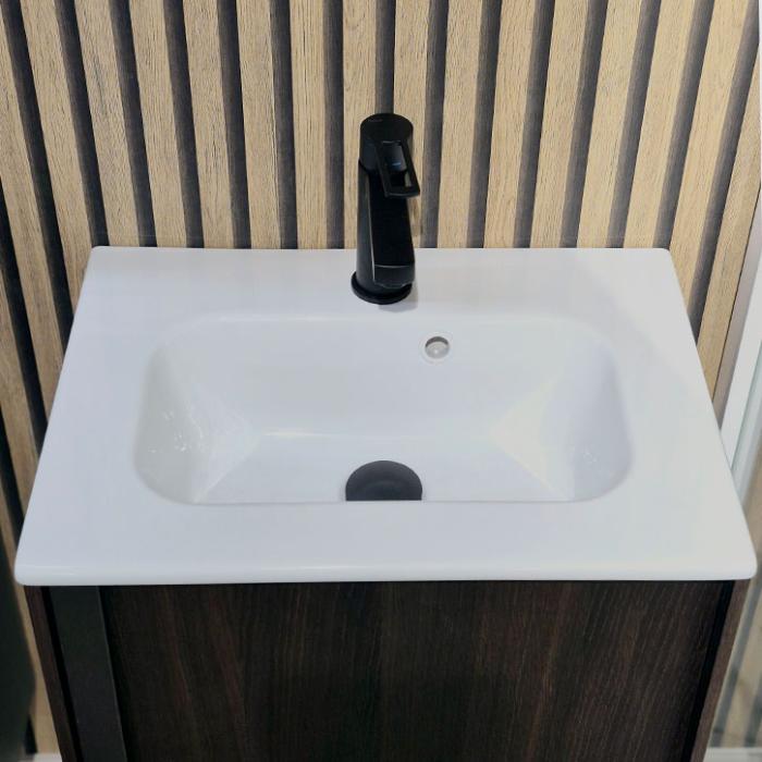 Haven H2 50 Slim Kommod med porslinstvättställ - Badhuset.se