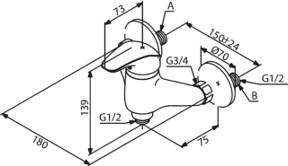  Damixa Space Duschblandare - Badhuset.se