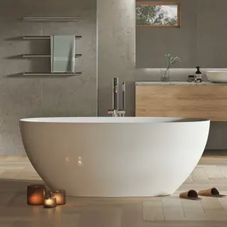  Nordhem Sandhamn Frist&aring;ende Badkar Gjutmarmor - Badhuset.se