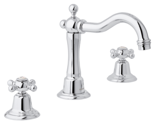  Damixa Tradition 3 håls tvättställsblandare med lyftventil - Badhuset.se