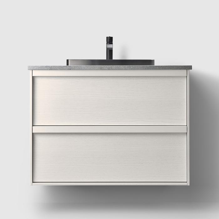  Haven H2 Kommod 80 med stenskiva och nedsänkt tvättställ - Badhuset.se