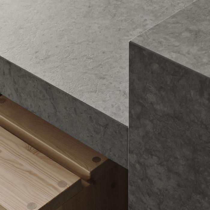  Bricmate Runö Warm Grey Brushed Bänkskiva 12mm - Badhuset.se