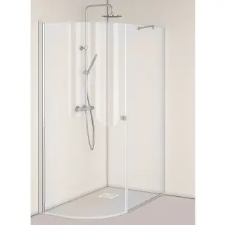  Hafa Igloo Pro Hörndusch J + Skärmvägg fast - Badhuset.se