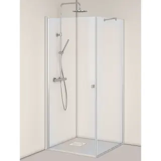  Hafa Igloo Pro Hörndusch Rak + Skärmvägg fast - Badhuset.se