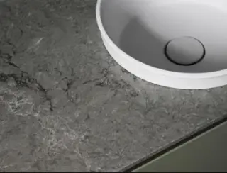  Vedum Tv&auml;ttst&auml;ll ZONE 600 (Turbine Grey B&auml;nkskiva) - Badhuset.se