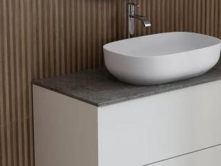  Vedum Tv&auml;ttst&auml;ll SOPRANO 510 (Turbine Grey B&auml;nkskiva) - Badhuset.se