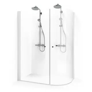  Macro Design Spirit J HSJ Hörndusch med Knopphandtag - Badhuset.se