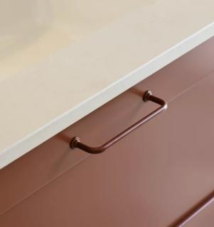  Vedum Handtag Akleja cc 128 (r&ouml;d) - Badhuset.se