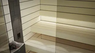  Tylö Reflection Wide Inredningspaket Asp 180 - Badhuset.se