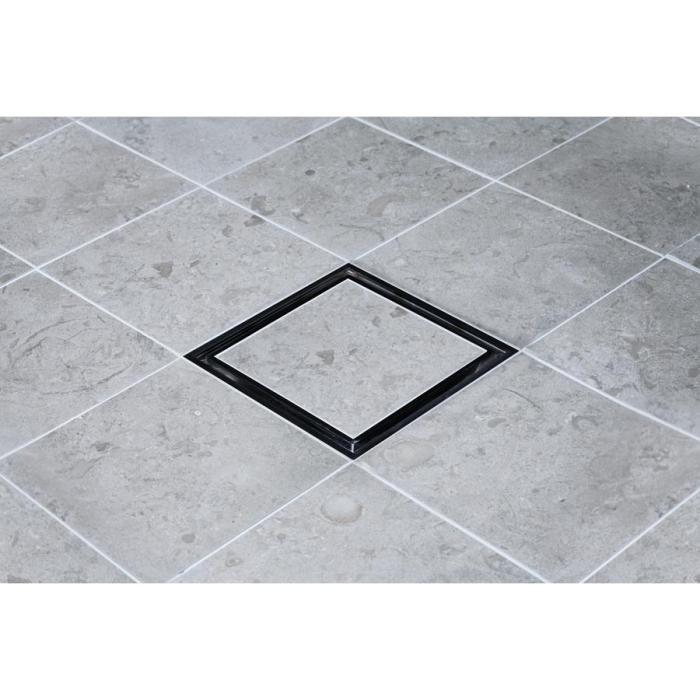  Tebo Golvbrunnssil Tile In Frame 147 Svart - Badhuset.se