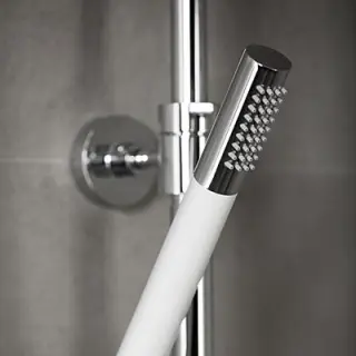  INR MIST Takdusch med handdusch, Krom/Vit - Badhuset.se