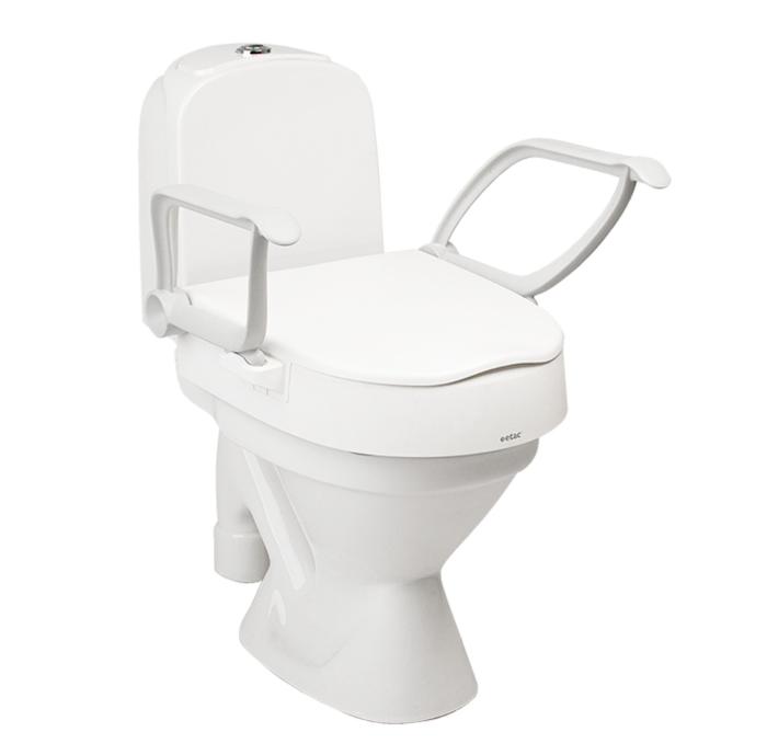  Etac Toalettsitsförhöjare Cloo med armstöd - Badhuset.se