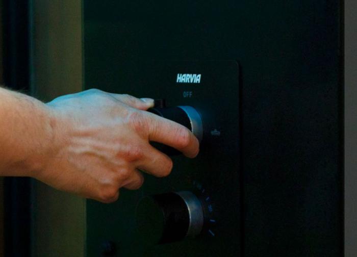  Harvia Nova DLX Ångduschkabin Svart - Badhuset.se