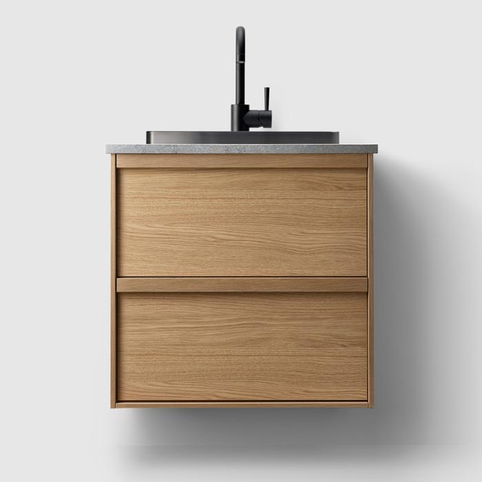  Haven H2 Kommod 60 med stenskiva och nedsänkt tvättställ - Badhuset.se