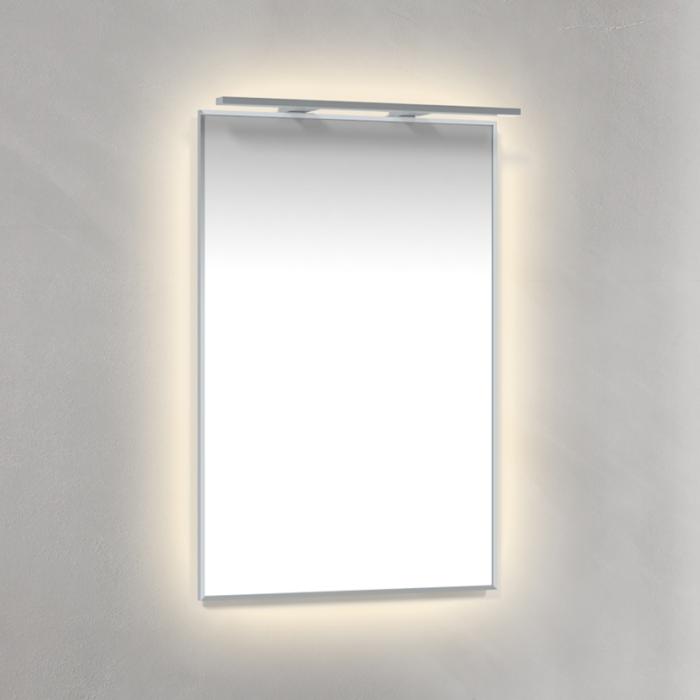  Macro Design Spegel med ram och Rampbelysning LED - Badhuset.se