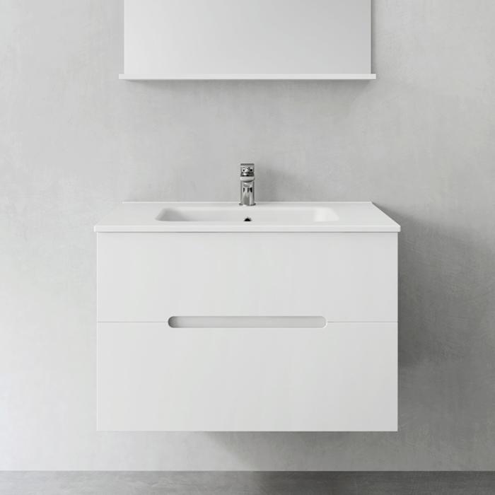  Hafa Sun Compact Kommod 80 med heltäckande tvättställ - Badhuset.se
