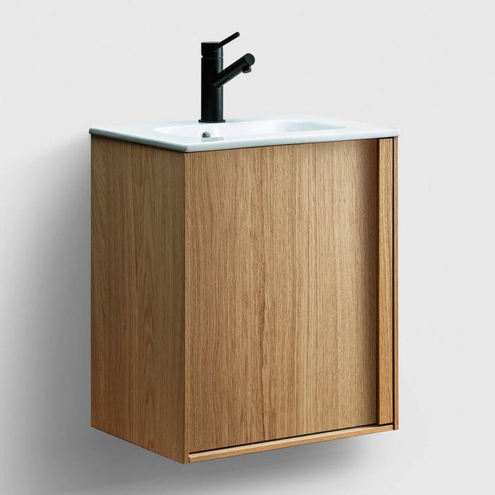  Haven H2 50 Slim Kommod med porslinstvättställ - Badhuset.se