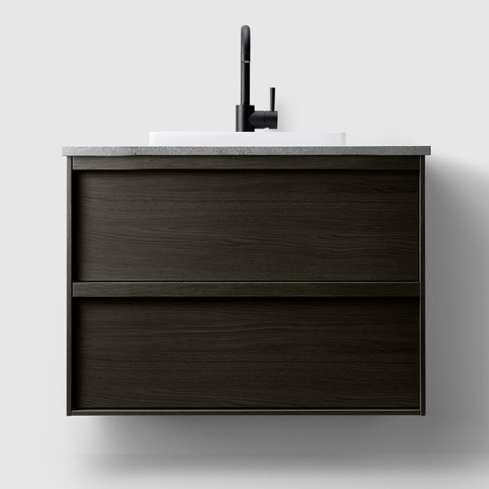  Haven H2 Kommod 80 med stenskiva och nedsänkt tvättställ - Badhuset.se