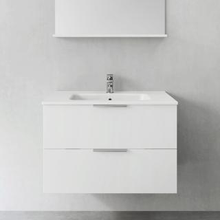  Hafa Shape Compact Kommod 80 med heltäckande tvättställ - Badhuset.se