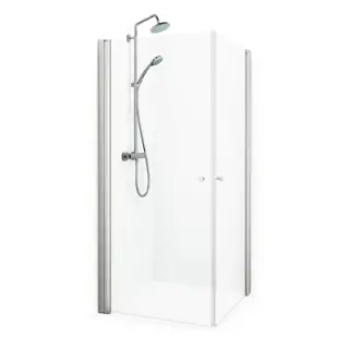  Macro Design Spirit Rak DHSI Hörndusch med Knopphandtag - Badhuset.se