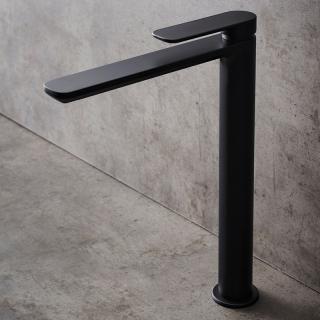  Hafa Slim High Tvättställsblandare, Svart - Badhuset.se