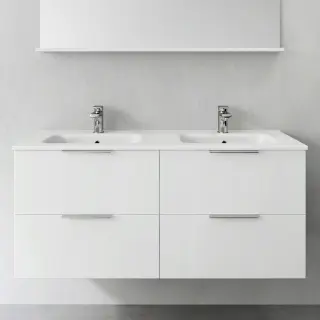  Hafa Shape Kommod 120 med heltäckande tvättställ - Badhuset.se