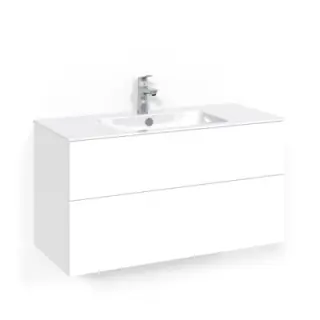  Macro Design Crown Kommod 100x45 med heltäckande tvättställ - Badhuset.se