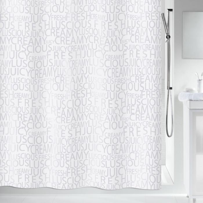  Spirella Creamy Duschdraperi, textil - Badhuset.se