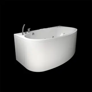  Westerbergs Norden 170 O Badkar komplett paket - Badhuset.se