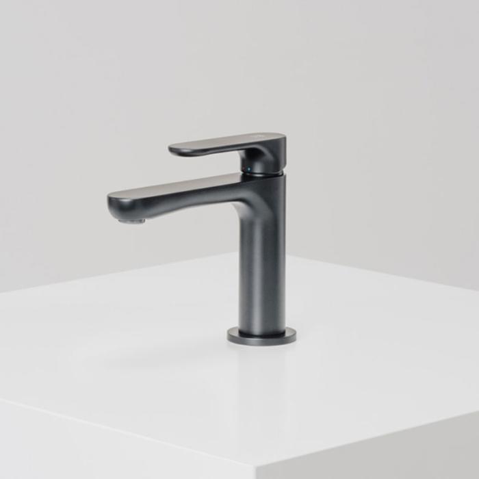  INR SLEEK Tvättställsblandare låg, Mattsvart - Badhuset.se