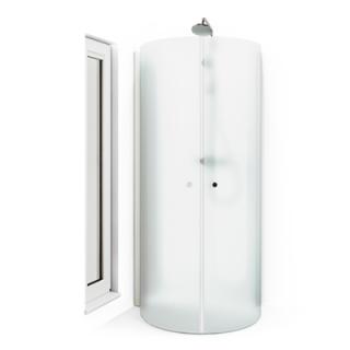  Macro Design Spirit U DHSU Hörndusch rund med Knopphandtag - Badhuset.se