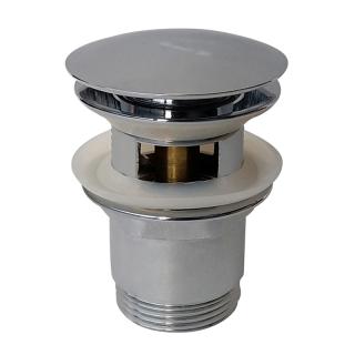  Hafa Pop up bottenventil, för tvättställ med bräddavlopp, Krom - Badhuset.se