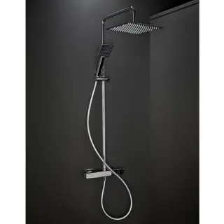  Hafa Mix Slim Square Takdusch, Krom - Badhuset.se