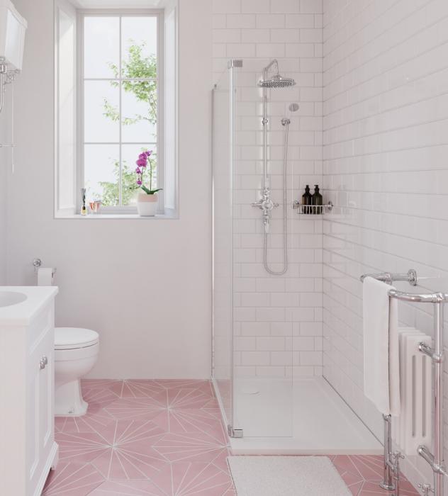  Burlington Avon Klassisk Takduschset i Krom - Badhuset.se