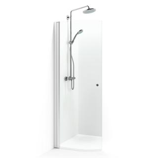  Macro Design Spirit Rund Skärmvägg DFSC med Knopphandtag - Badhuset.se