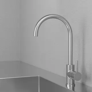  Scandtap Steel Curve K&ouml;ksblandare - Badhuset.se