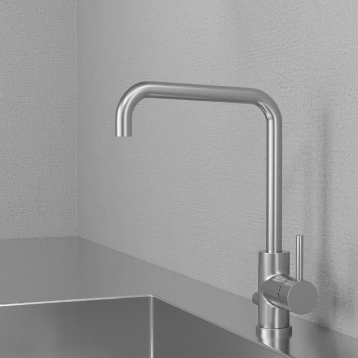  Scandtap Steel Square D Köksblandare - Badhuset.se