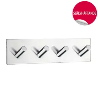  Beslagsboden Fyrkrok kantig, sj&auml;lvh&auml;ftande - Badhuset.se