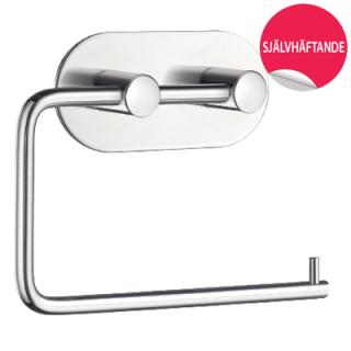  Beslagsboden Toalettpappershållare rundad, självhäftande - Badhuset.se