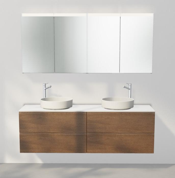  INR Core Solid Dubbelkommod (bänkskiva) - Badhuset.se