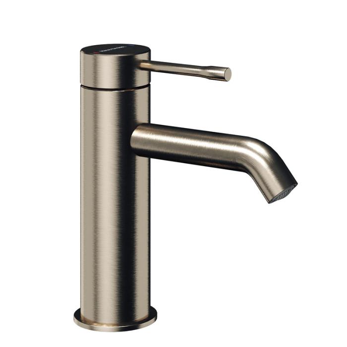  Macro Design Asti Tvättställsblandare låg, Borstad nickel - Badhuset.se