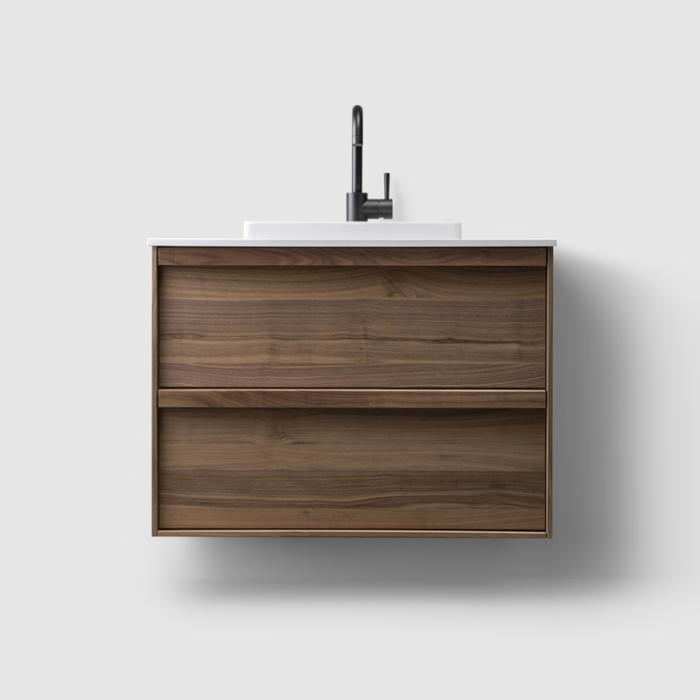  Haven H2 Kommod 80 med stenskiva och nedsänkt tvättställ - Badhuset.se