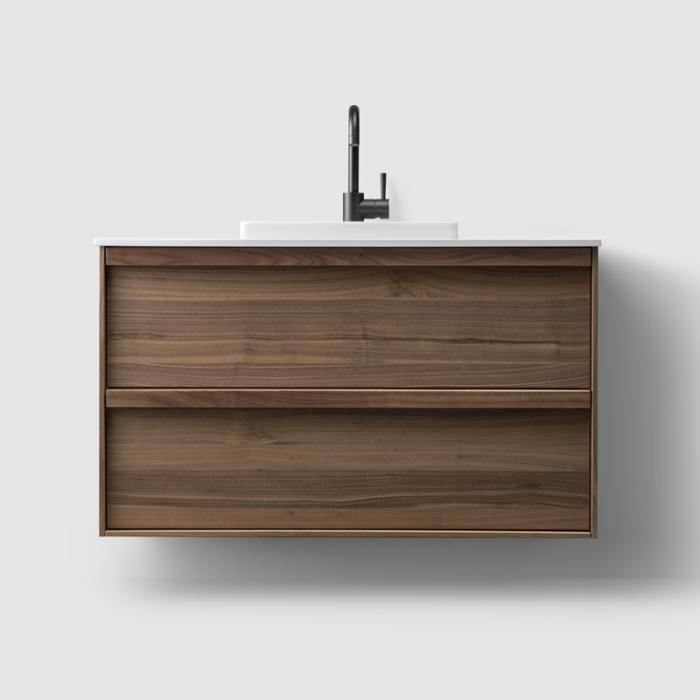  Haven H2 Kommod 100 med stenskiva och nedsänkt tvättställ - Badhuset.se